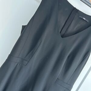 Boss Fitted Wool Shift Dress